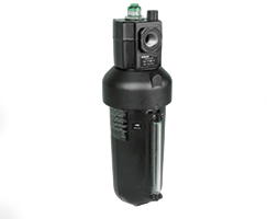 Excelon yağ sisi yağlayıcı, 1 litre metal hazne sıvı seviye göstergeli metal hazne, kapalı, G1/2