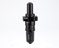 Olympian Plus birleştirme ve yağ buharı giderme filtresi, G1/2, 0,01 µm, manuel boşaltma, 0,003 mg/m³ maksimum kalan yağ içeriği, sıvı seviyesi göstergeli