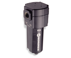 Excelon yüksek akışlı, birleştirici filtre, G1/2, 0,01μm, otomatik tahliye