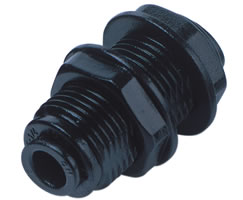 Pneufit D asetal geçmeli bağlantı parçası, bölme rakoru, düz, 10mm