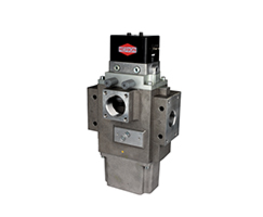 Solenoidle çalıştırılan arıza emniyetli emniyet valfi, G1-1/2, G2, NC, 3/2, solenoid pilot / yay geri dönüşlü