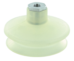 Tek körüklü vakum kabı, 110mm O/D, G1/2, silikon