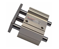 Yönlendirme ve durdurma çift etkili silindir, kayar yatak, 63 mm çap, 25 mm strok