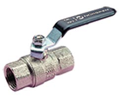 Standart küresel vana, tam geçişli, dişi/dişi, Rp1/4