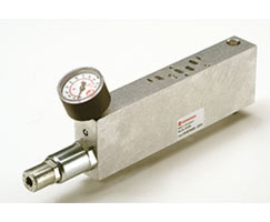 VS18 tekli basınç regülatör plakası, port 4